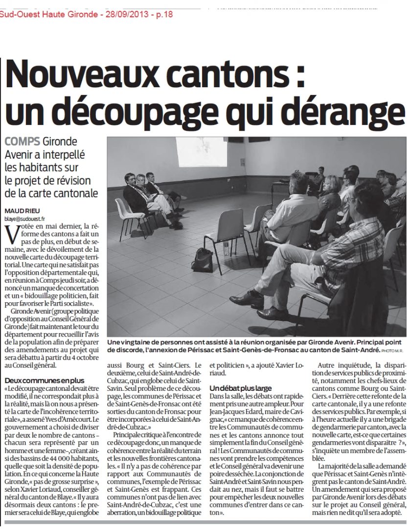 Nouveaux cantons : Un découpage qui dérange