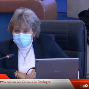 Intervention de Liliane POIVERT sur la gestion de la ressource en eau en Gironde